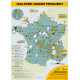 Carte de France "Nucléaire : Danger permanent"