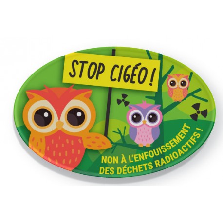 Badge "Stop CIGÉO !"