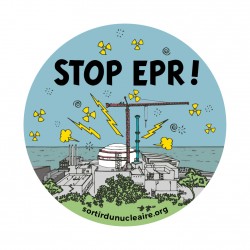Autocollant "Stop EPR !"